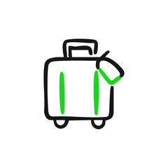 Simple black line drawing of a sleeping hedgehog