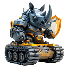Rhino tank character design
