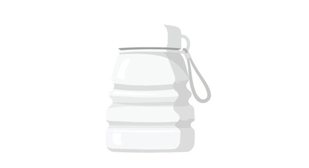 Reusable collapsible water bottle, perfect for outdoor activities and travel, promoting sustainability and hydration in a modern world