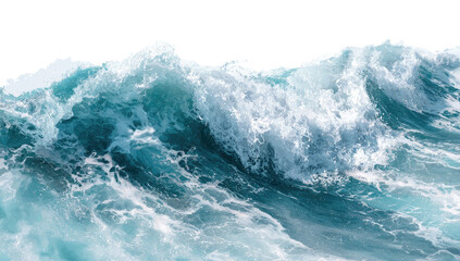 Powerful ocean waves crashing (4)