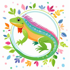 Obraz premium Niedliches Chamäleon