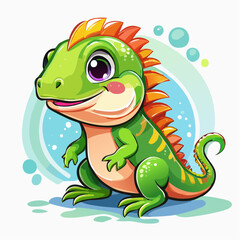 Obraz premium Niedliches Chamäleon