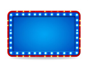 Retro electric marquee sign