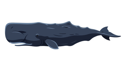 Illustration of a massive deep-sea whale shark with detailed features and realistic shading showcasing marine life and oceanic ecosystems