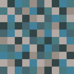 Teal Sage and Naturals Check 