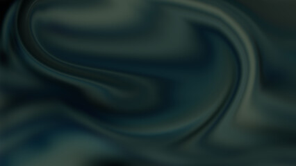 Abstract Fluid Swirls Moody Dark Teal Texture.