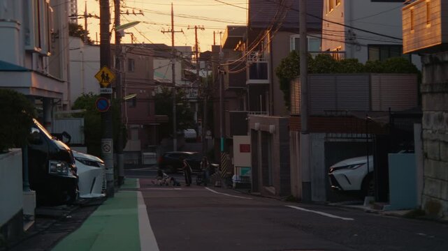 Warm Light Across Tokyo Streets &ndash; Evening glow captured in cinematic composition.