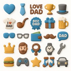 25 Father's Day Icon Pack