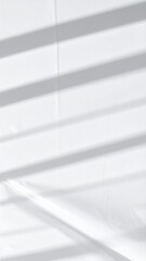 Abstract White Background with Window Shadow Overlay for Product Photography and Design