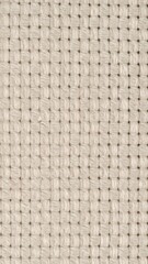 Detailed Close Up of Woven Fabric Texture Light Color Textile Background Material