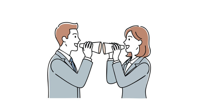 Dynamic business partners connect and communicate effectively using innovative methods for success