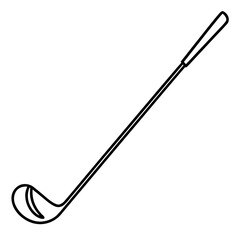 vector illustration of a golf bat