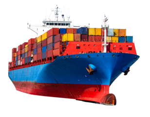  Massive Cargo Ship Vessel – Global Trade PNG