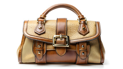 brown leather bag