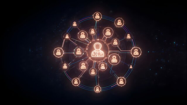 AI Workflow Orchestrator Multiple Agent Channels Glowing Coordination Patterns Autonomous Enterprise System