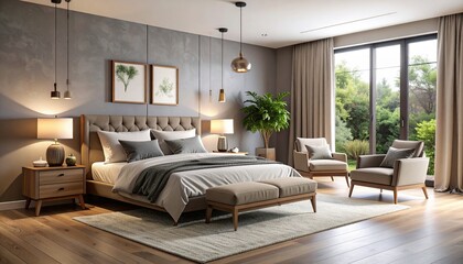 Fototapeta premium Bedroom