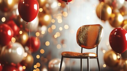 Festive chair decor