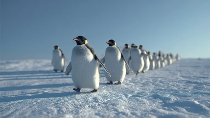 Fototapeta premium Animals of the Icy Lands