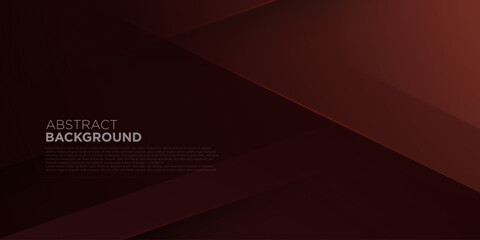 Obraz premium Abstract elegant dark brown pattern realistic shadow element background. Simple and futuristic background. Eps10 vector