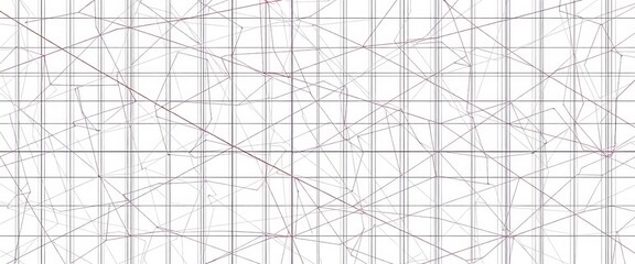 Structured grid of intersecting lines, ideal for design sketching,  illustration,  drafting