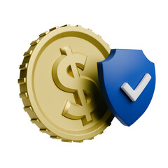 Financial Security and Protection Concept