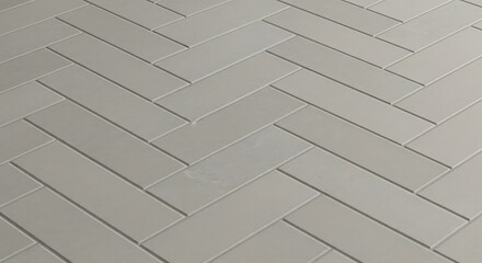 Gray Tile Floor Pattern on Smooth Ceramic Surface in Modern Interior