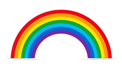 Simple rainbow graphic