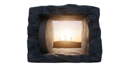 Empty Tomb Symbol of Resurrection and New Beginnings.