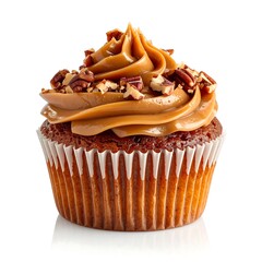 Caramel cupcake with pecans (1)