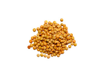 Lentils are small brown legumes rich in protein and fiber
