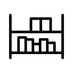 Fototapeta premium Shelf Icon Vector Symbol Design Illustration