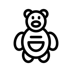 Doll Icon Vector Symbol Design Illustration