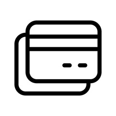 Credit Card Icon Vector Symbol Design Illustration