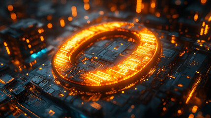 abstract background with a mosaic of light