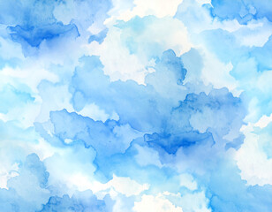 水彩-空模様のウォッシュ / Sky Wash Texture