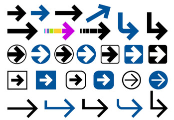 視線を誘導するいろいろ矢印です