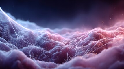 Abstract Luminous Network with Vibrant Hues