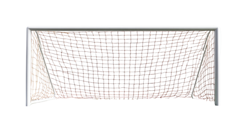 Soccer goal net, textured, various colors