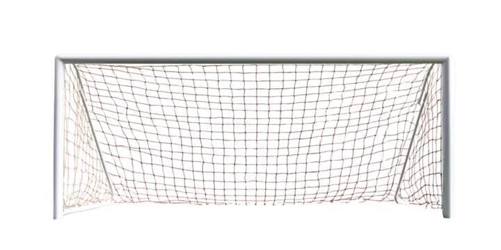 Soccer goal net, textured, various colors