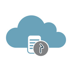cloud computing upload data icon