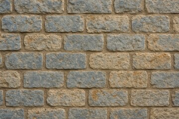 Fototapeta premium Weathered blue limestone texture with natural stone patterns for rustic architectural and heritage building marketing presentations