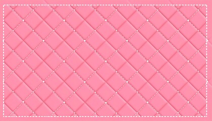 Pink quilted pattern background