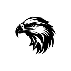 eagle head icon symbol illustration