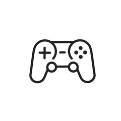 game controller icon,Gamepad or joystick line icon, suitable for video game, esport, game content themes 