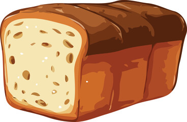 food bread vector art