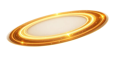 Glowing Golden Energy Swirl with Motion Blur on Transparent Background
Magical Golden Light Ring with Dynamic Energy Trails and Soft Glow