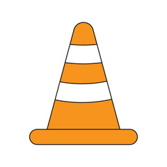 cone road icon