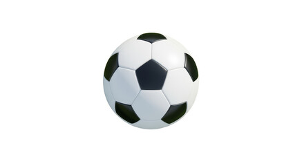 Naklejka premium Soccer ball levitates in ethereal space