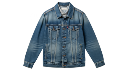 Washed denim jacket ready to wear