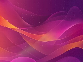 Cosmic Waves: Abstract Purple Background.